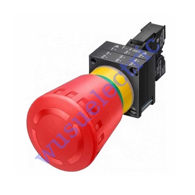 Siemens 3SB3203-1HA20 Emergency Stop Button